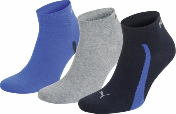 Couleurs variées Promo 🤩 CHAUSSETTES COURTES Loisirs Homme PUMA QUARTER 3 PAIRS BLEU 👏 1