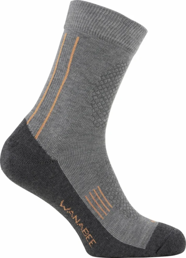 Vente flash 🔔 CHAUSSETTES HAUTES Randonnée Homme WANABEE TREKKING 200 X2 😉 commentaire favorable 3