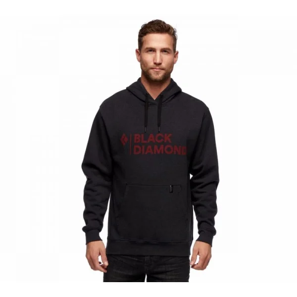 Grosses soldes 💯 Black Diamond Stacked Logo Hoody – Sweat à capuche homme 🎉 shopping pas cher 3