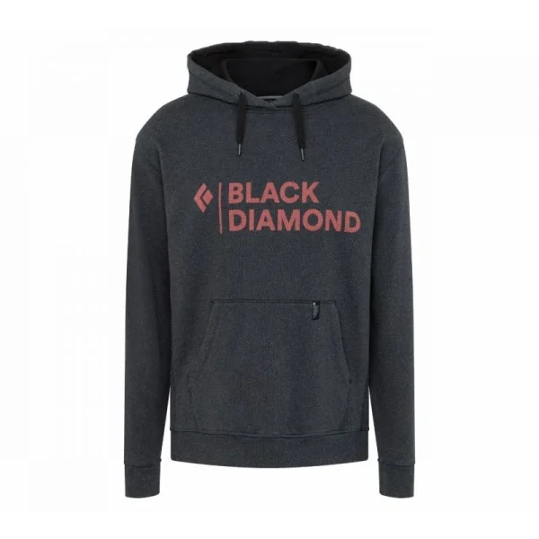 Grosses soldes 💯 Black Diamond Stacked Logo Hoody – Sweat à capuche homme 🎉 shopping pas cher 1