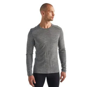 Le moins cher 🧨 Icebreaker 200 Oasis Long Sleeve Crewe – Sous-vêtement mérinos homme I Hardloop 💯 aux meilleurs prix 24