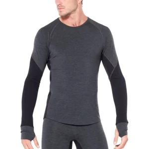 achat pas cher Offres 🤩 Icebreaker Bodyfitzone 260 Zone Long Sleeve Crewe – Sous-vêtement mérinos homme I Hardloop ⌛ 10