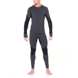 achat pas cher Offres 🤩 Icebreaker Bodyfitzone 260 Zone Long Sleeve Crewe – Sous-vêtement mérinos homme I Hardloop ⌛ 14