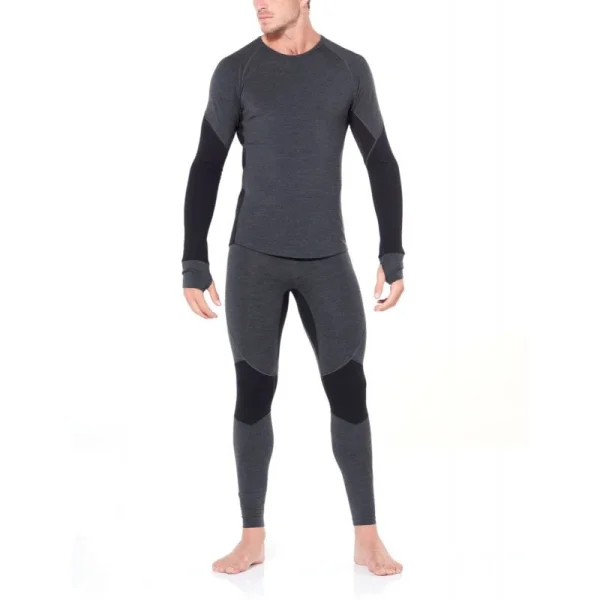 achat pas cher Offres 🤩 Icebreaker Bodyfitzone 260 Zone Long Sleeve Crewe – Sous-vêtement mérinos homme I Hardloop ⌛ 5