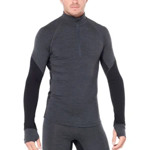 Authenticité garantie Remise 🤩 Icebreaker Bodyfitzone 260 Zone Long Sleeve Half Zip – Sous-vêtement mérinos homme I Hardloop 😍 18