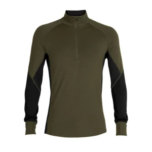 Authenticité garantie Remise 🤩 Icebreaker Bodyfitzone 260 Zone Long Sleeve Half Zip – Sous-vêtement mérinos homme I Hardloop 😍 42