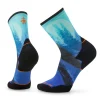 Coupon ⭐ Smartwool Athlete Edition Run Raven Print Crew – Chaussettes running 🔥 belle 5