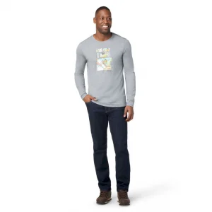 remise en ligne Offres 😉 Smartwool Winter Adventure Long Sleeve Graphic Tee Slim Fit – T-shirt homme 🎉 8