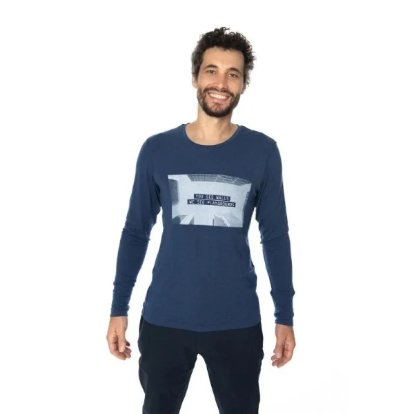 france en ligne Sortie 👍 Snap Technical Merino LS – T-shirt en laine mérinos ✔️ 1