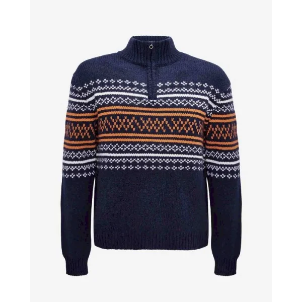 soldes pas cher Meilleure vente 🤩 We Norwegians Setesdal ZipUp Pullover – Pull en laine mérinos homme 🌟 1